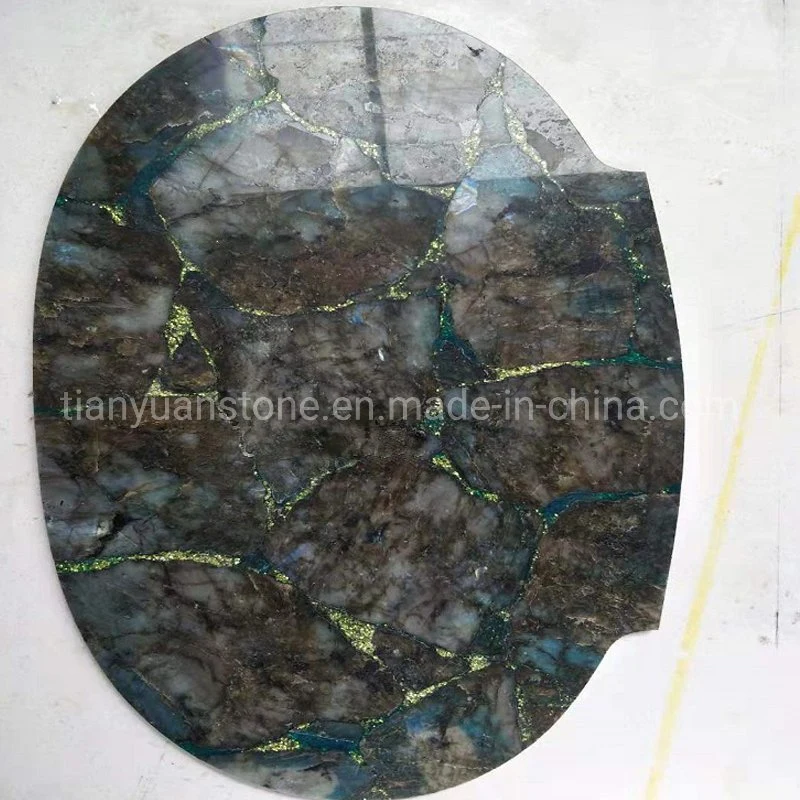 Black Agate Gemstone Slabs Precious Stone Luxury Stone