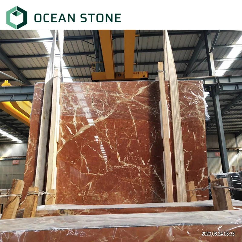 Rossa Alicante Red Marble for Bathroom Tile