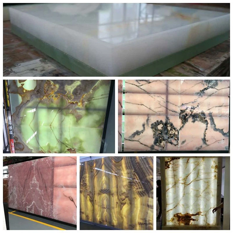 Hotel House Decorative Yellow/Honey/Blue/Black/Pink/Green/White/Cream/Blue/Orange Natural Stone Onyx for Wall and Flooring