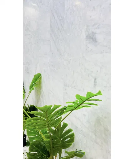 Mármol blanco natural de Carrara para encimeras de cocina, baño, fregadero de piedra, pared interior exterior, decoración del hogar